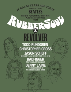 It Was 50 Years Ago Today Rubber Soul Revolver Ad Mat Green NEW med res